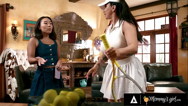 MOMMY'S HONEY - Mischievous Kimmy Kimm Learns Tennis To Spend Time With Pulverize Stepmama Romi Rain