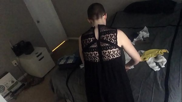 Bald Gal Ignores You While Folding Laundry Konmari Method