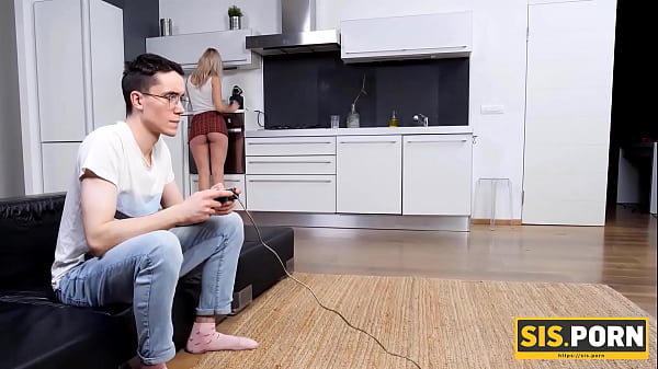 SISPORN. Chick With Dainty Boobs Pounded With Stepbrother