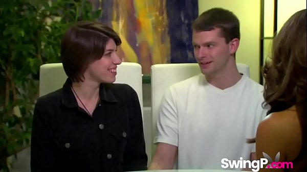New Couple Delighting Their First Swinger Party