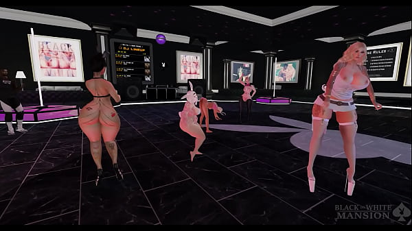(Second Life) Sizable Boi Ft. Black On White Mansion Bunnies - Chocolate
