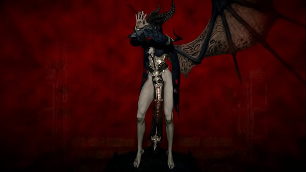 Lilith, Skinny Succubus Dancing Hot In The Dungeon