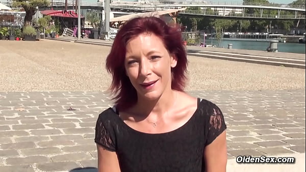 Copper-haired Novice COUGAR In Lingerie Drilled On A Vaction
