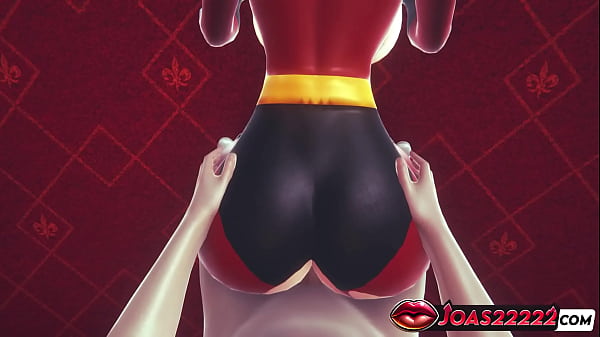 Porn Animation With Helen Parr (the Incredibles) Giant Breasts & Ass. Powerful Slamming In Black Stockings Doggy, Close-ups Of A Snug Dripping Cunt With A Giant Money Shot
