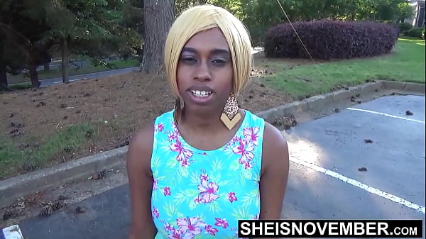 Sensual Twisted Spinner Sheisnovember Adorable Black Thick Ass Crawling Into The Middle Of The Street For Attention, Wobbling Her Thick Rear Cheeks, Asshole, And Smooth Snatch In