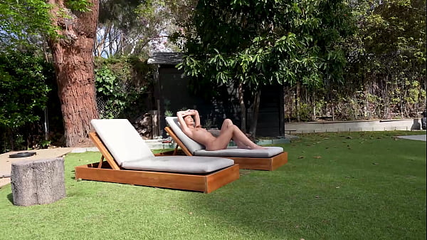 Naughty British Stepsis Treasures Sunbathing Nude And Gobbling Prick - Lily Phillips