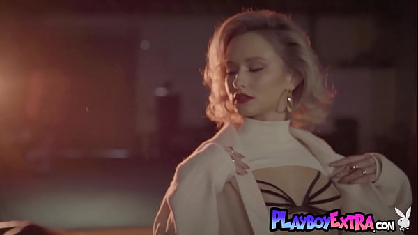 Tiny Teen Blondie Polina Flashes Her Nice Smooth Snatch In A Vintage Car