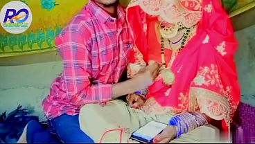Desi Village Bhabhi Became Horny For Sex After Watching Tempting Video On Phone, Hindi