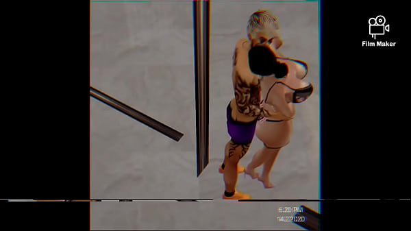Couple Snogging In Public Caught On Security Camera