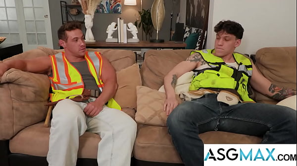 Alphas Kyle Fletcher & Brock Reynolds Turn Work Delay Into Uncut Huge Cock Action