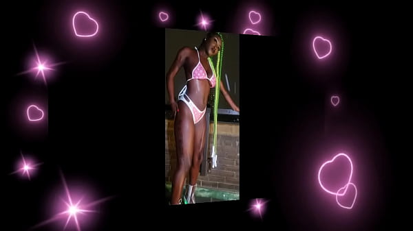 AFRICAN BARBIE POSING AT STEWART HOTEL NYC