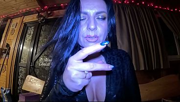 Vampire JOI Control Play – Gooning Whispers, Spit & Obedience