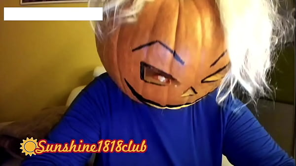 Happy Halloween Pervs! Huge Tits Pumpkin Cam Recorded 10 31