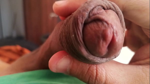 Slowly Stroking My Uncircumcised Dick, Closeup. November 23, 2023.
