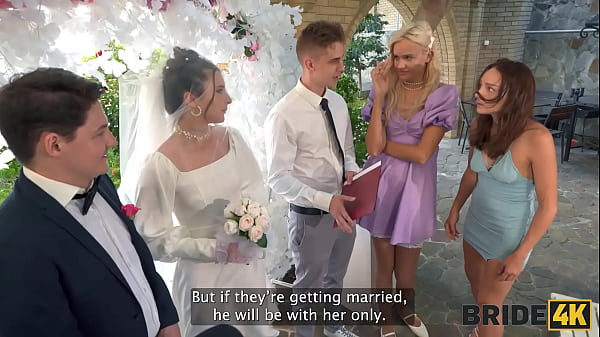 BRIDE4K. An Authentic Wedding Backdoor Screw, Bride Was Fucked By A Toastmaster