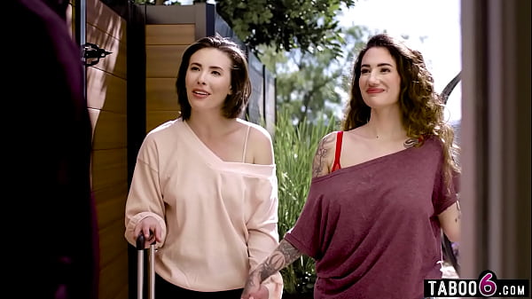 Lesbian Couple Casey Calvert And Arabelle Raphael In A Crave Triangle Trio With Her Ex Boyfriend