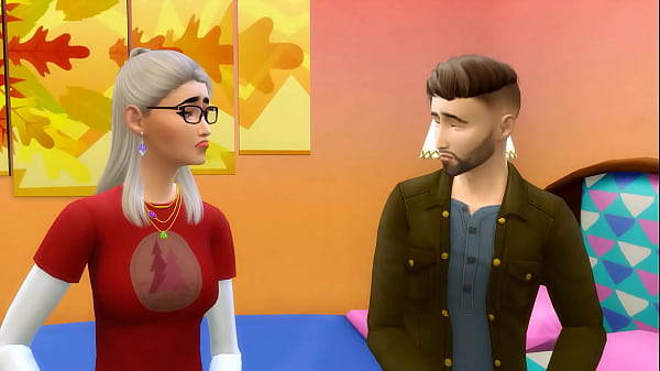 Stepsibling Helping Her Stepbrother Suffering From A Sudden Breakup
