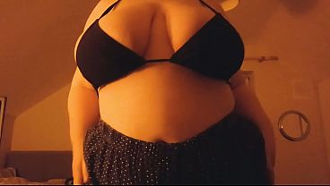 Hot BBW With Giant Breasts Denial Teasing Oily Session