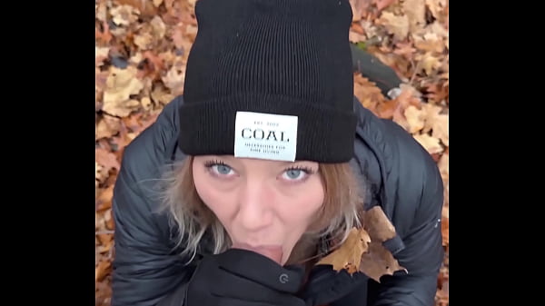 Caught Outside, In The Snow, Tonguing Her Rear And Multiple Cumshots!