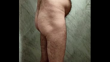 Hairy Fat Bloke Showering
