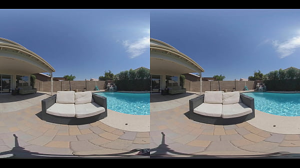 Ebony Coed Dancing Poolside In VR180 5k - More At MyEroticVR