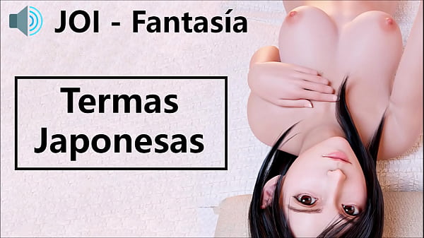 JOI Hentai En Las Termas Japonesas. Voz Española.