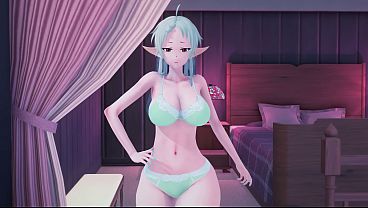 Sylphiette Find Me In A Menage With Eris And Roxy, She Can't Resist The BBC | Mushoku Tensei 5