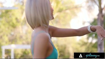 GIRLSWAY - Banned From Prom Emma Hix & Skylar Snow Have Their Own Blazing Lesbian Prom By The Pool