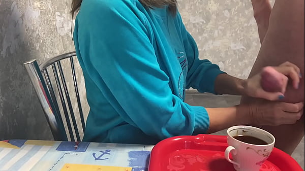 Stepmother Drinks Coffee With Stepson's Sperm Enormous Cumblast Forbidden Kink