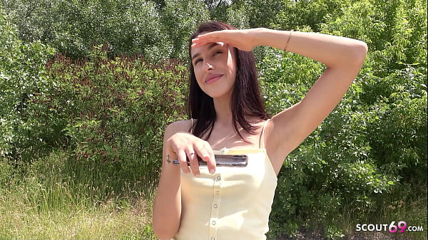 German Scout - Fit Thin Coed Alyssa Bounty Pickup And Rough Lost Place Fuck