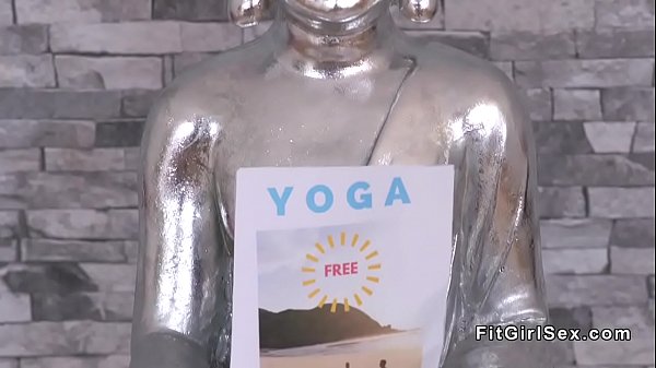 Lesbian Yoga Tutor Drills Curvy Asian