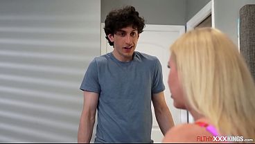 Oversized Knocker Stepmom Smashing Stepson And His Bff