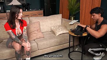 Oversized Tattoo - Tatted Woman Fancies A Tattoo On Her Honeypot. Guess What Ended Up Happening?