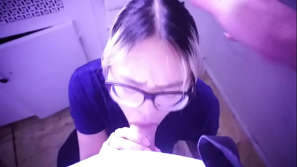 An Asian Whore Waits For Her Owner_ She Licks The Load Off Her Glasses. Full Video On SabelArsene.com