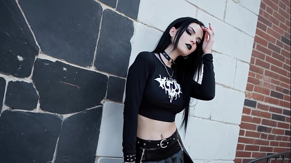 Goth Gal And Tempting Gothic Fantasy (AI Generated)