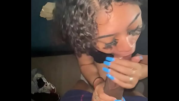 Beautiful Lil Lightskin Eats Monster Pole