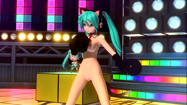 Hatsune Miku Ni Shite Ageru Project Diva Stripped Mod Full Nude Cat Costume