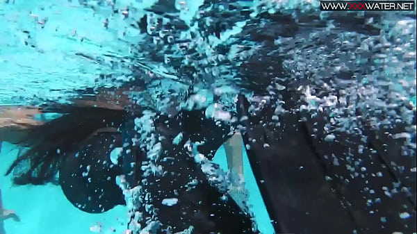 Sizzling Cutie Diana In Fishnet Stockings Underwater