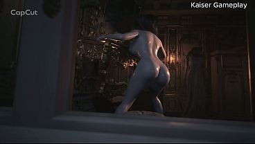 RE8 Village - Dame Dimitrescu Undressed Mod Gameplay