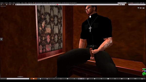 SecondLife Preacher And Megan Fox