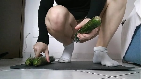 I'm Absolutely Crazy For 3 Very Big Cucumbers (video 4)