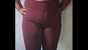 Evangélica Usando Legging Para A Academia