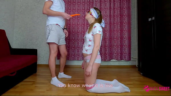 Stepbrother Tricked His Stepsibling When She Passed A Challenge With Food And Lure Her To Bj And First Sex! Smoking Role Play Porn Video By Nata Charming