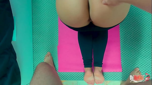 Step Mother & StepSon Undressed Yoga Family Therapy