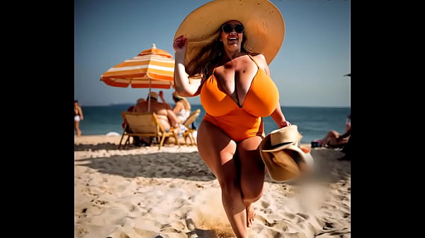 Meaty BBW Mom Running 2 (AI Generated)