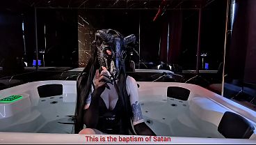 Baptized & Owned By Satan – Black Mass Tribute Ritual - Religious - Goth Gal - Massive Naturals - Financial Power Play - Findom Joi - Extremely Villain
