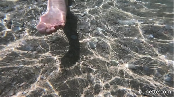 Behind Cram Swim And Piss On The Beach