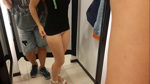 A Tempting Newcomer Asked Me To Look At Her In The Fitting Room.