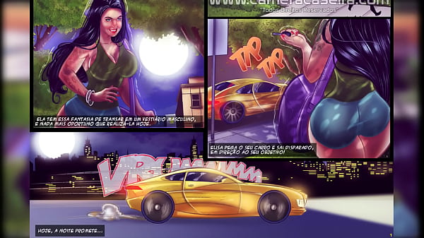 Elisa Sanches Virou Personagem De HQ Pornô - Seduzindo O Personal Na Academia - História Em Quadrinho Pornô