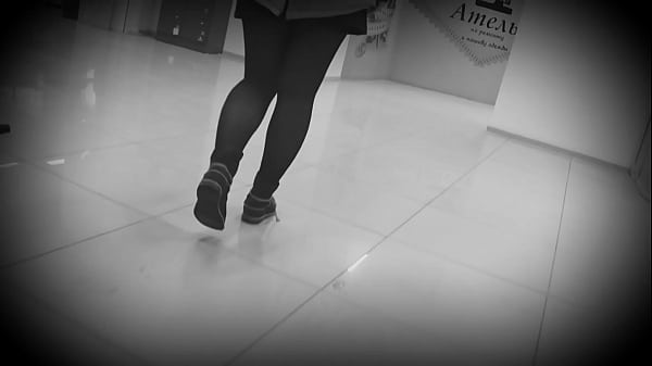 Spy View With Hidden Camera Peeping On A Posh Butt In A Public Store. Tootsie Kink In Nylon Pantyhose And Nude PAWG In The Fitting Room.